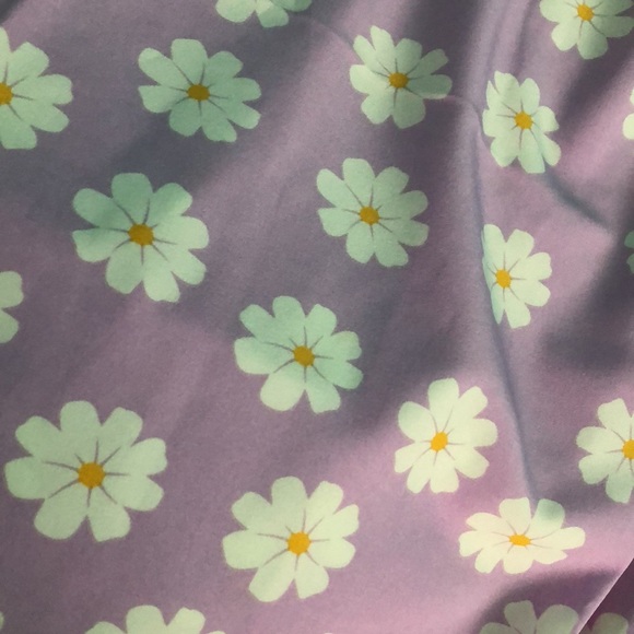 Instock🙌lavender daisy mini summer dress - Picture 4 of 6